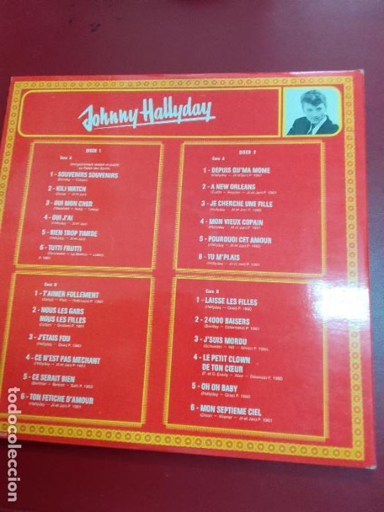 Discos de vinilo: Johnny Hallyday: Doble disco de oro (2 LP) - Foto 2