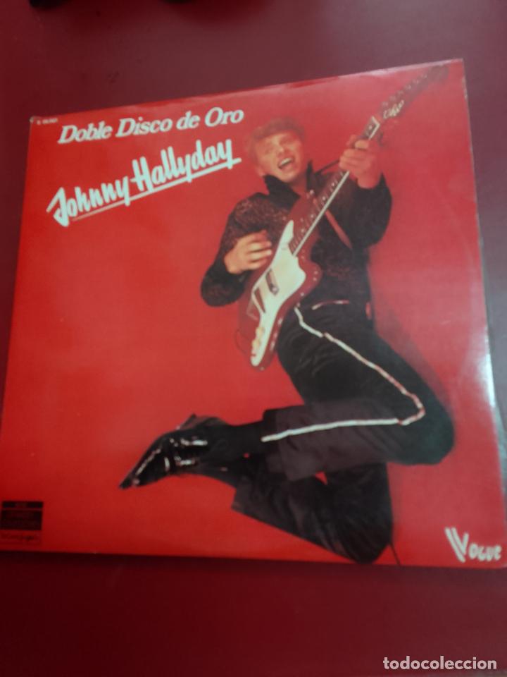 Discos de vinilo: Johnny Hallyday: Doble disco de oro (2 LP) - Foto 1