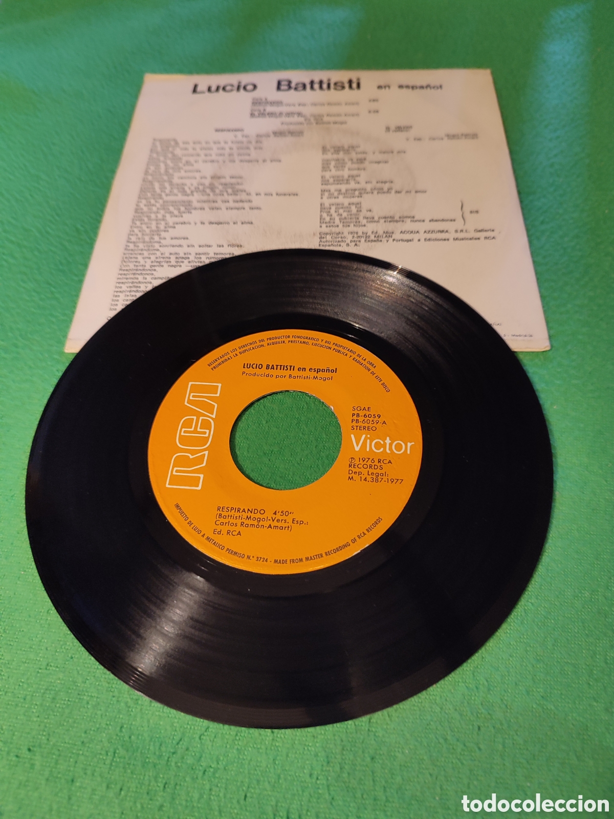 Discos de vinilo: Lucio Battisti - Respirando - Foto 2