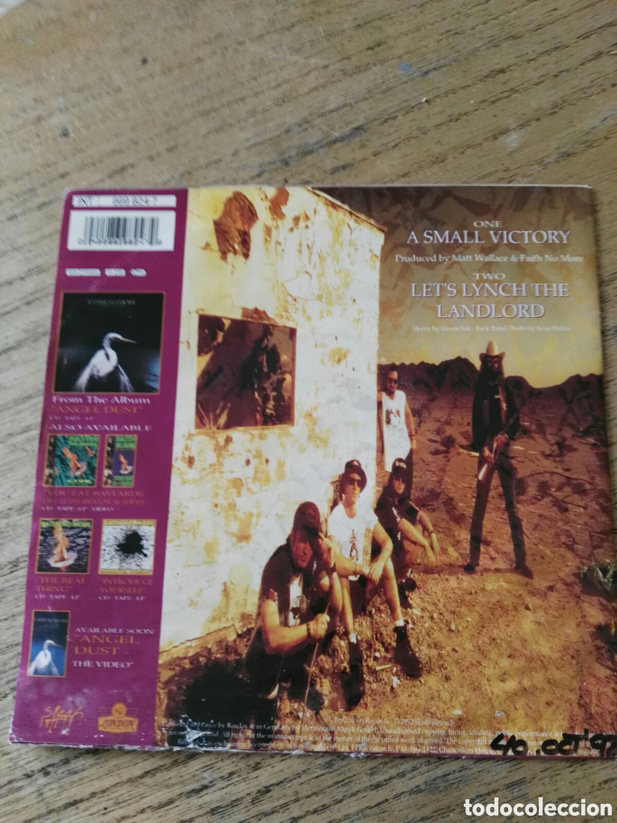 Discos de vinilo: Faith no more single a small victory single - Foto 2