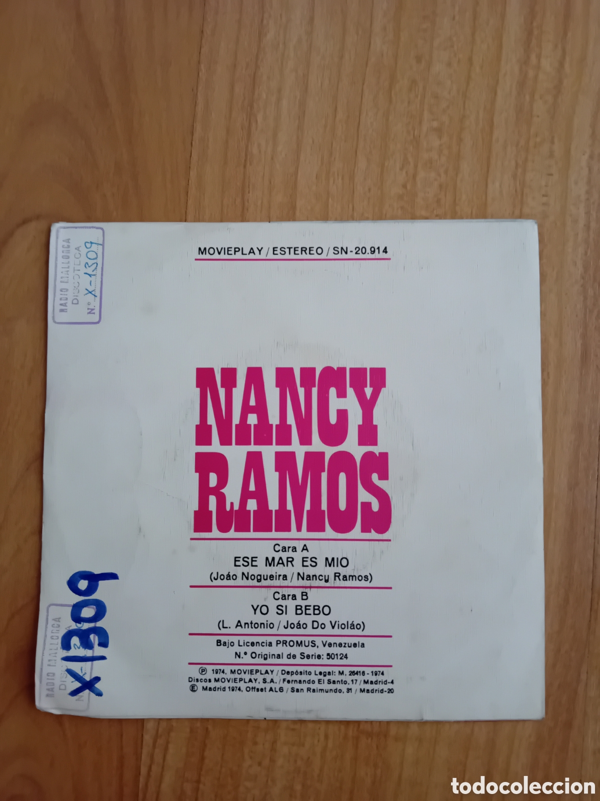 Discos de vinilo: NANCY RAMOS. ESE MAR ES MIO - Foto 2