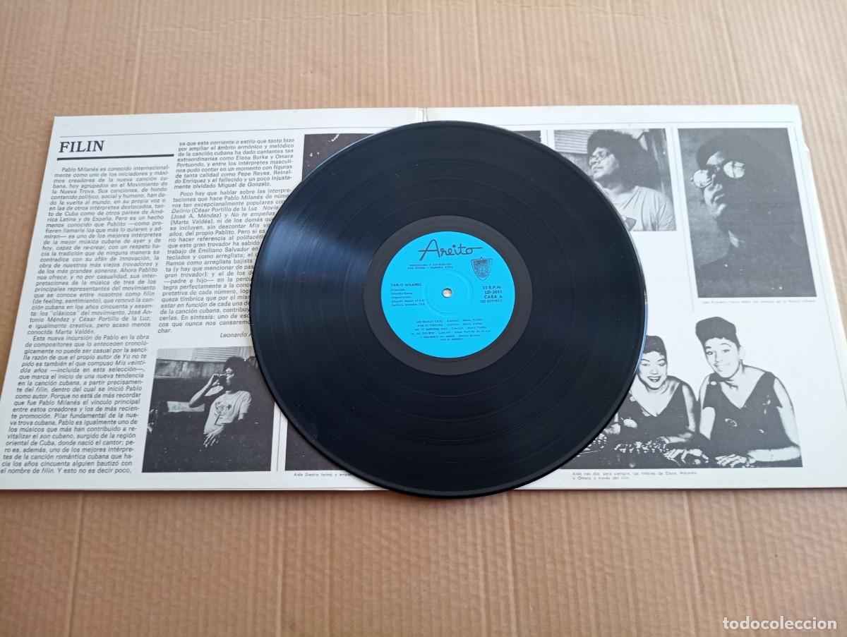 Discos de vinilo: PABLO MILANES - FILIN LP - Foto 4