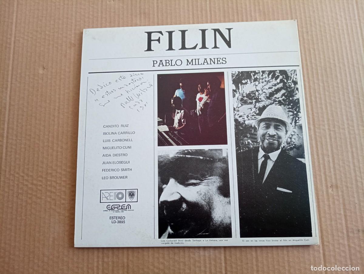 Discos de vinilo: PABLO MILANES - FILIN LP - Foto 5