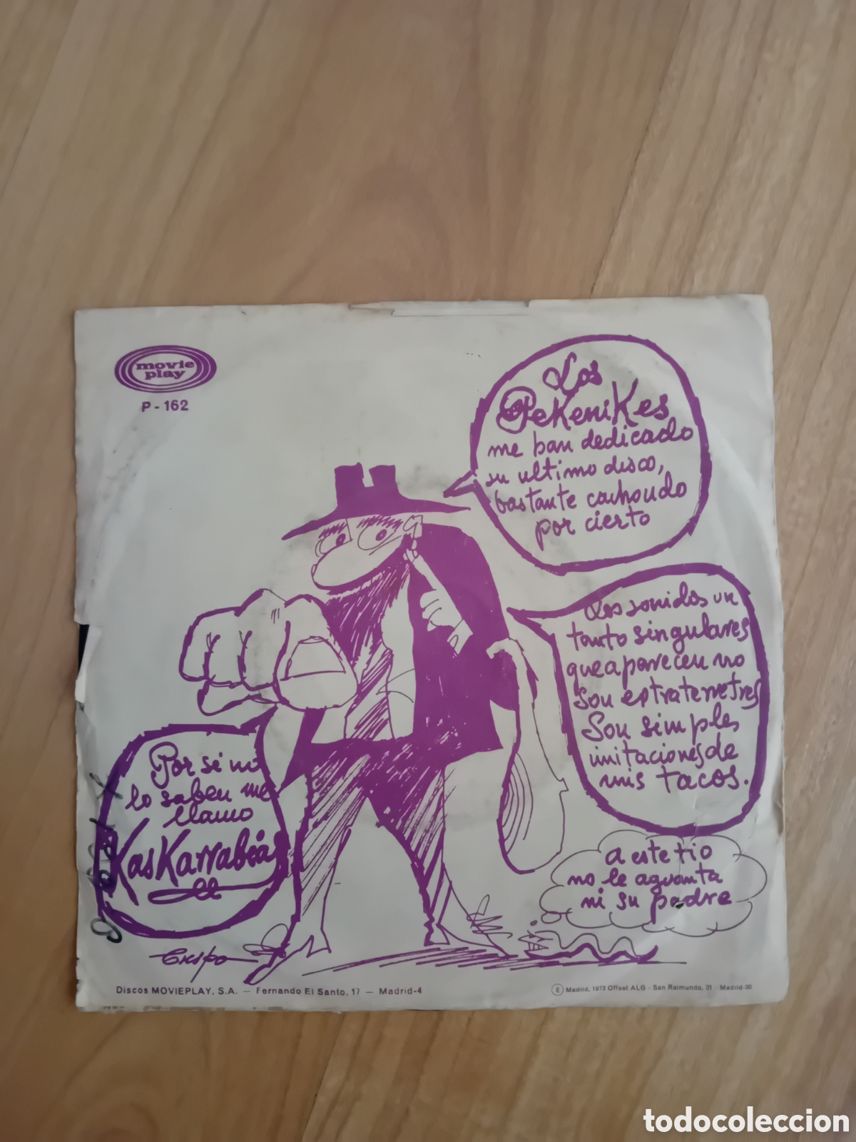 Discos de vinilo: LOS PEKENIKES. KASKARRABIAS - Foto 2