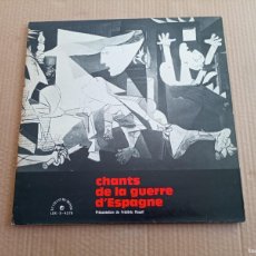 Discos de vinilo: VARIOS ARTISTAS - CHANTS DE LA GUERRE D´ESPAGNE LP EDICION FRANCIA
