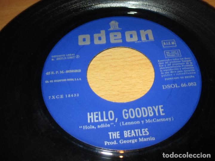 Discos de vinilo: THE BEATLES - HELLO GOODBYE - SINGLE - SPAIN - EMI / ODEON - L - - Foto 3