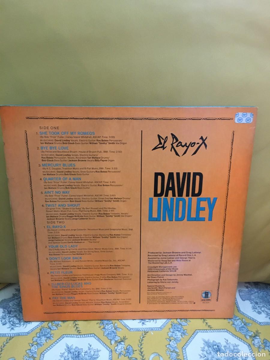 Discos de vinilo: David Lindley &lrm;&ndash; El Rayo-X - Foto 2