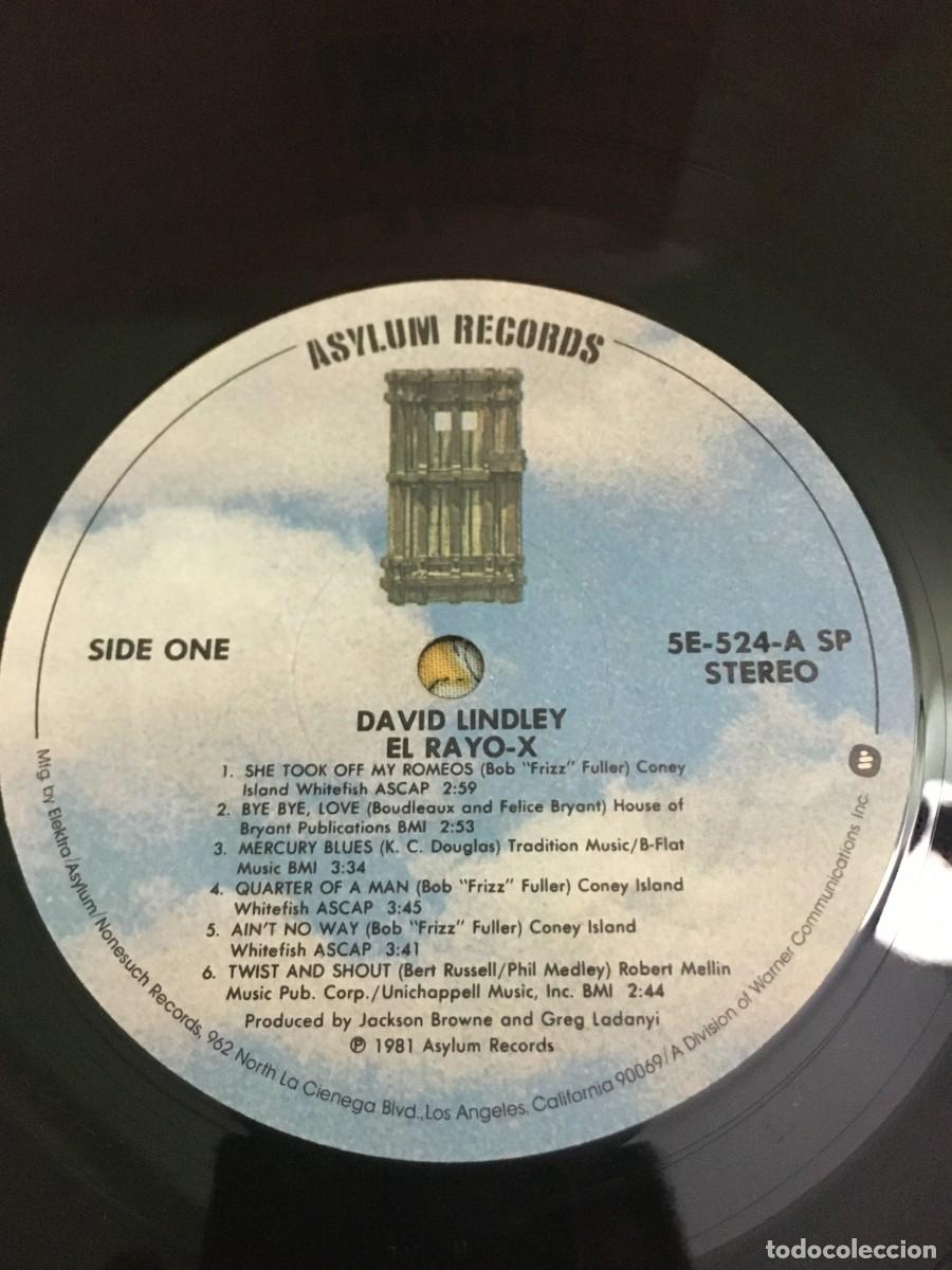 Discos de vinilo: David Lindley &lrm;&ndash; El Rayo-X - Foto 5