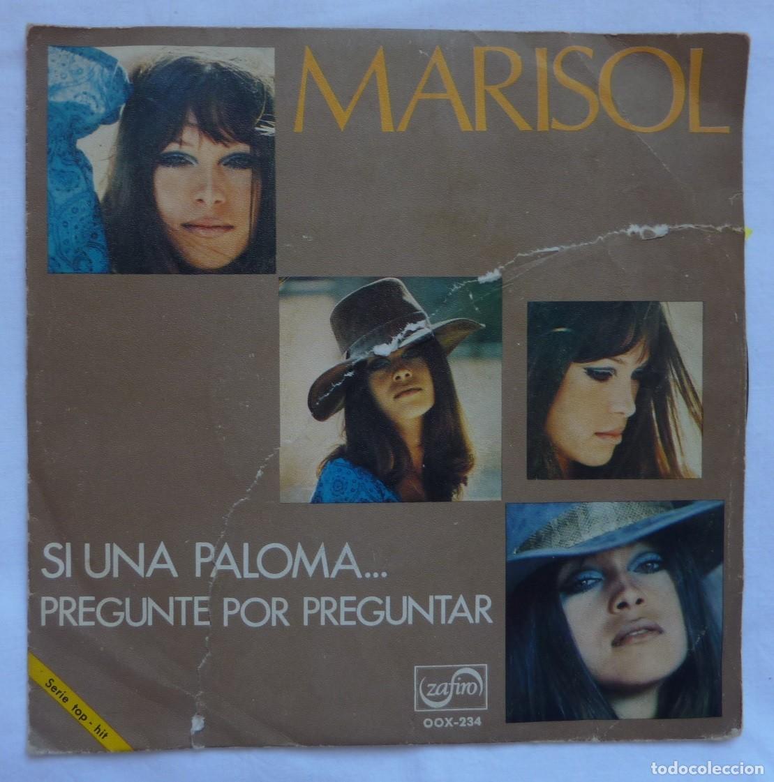 Discos de vinilo: MARISOL // SI UNA PALOMA // 1971 // SINGLE - Foto 1