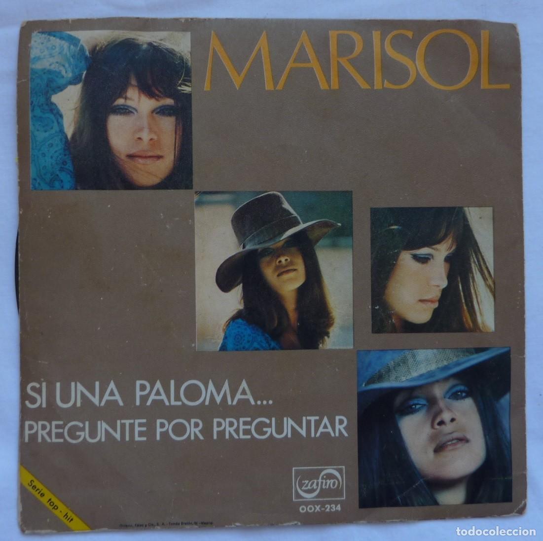 Discos de vinilo: MARISOL // SI UNA PALOMA // 1971 // SINGLE - Foto 2