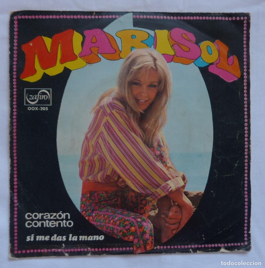 Discos de vinilo: MARISOL // CORAZON CONTENTO // 1968 // SINGLE - Foto 1