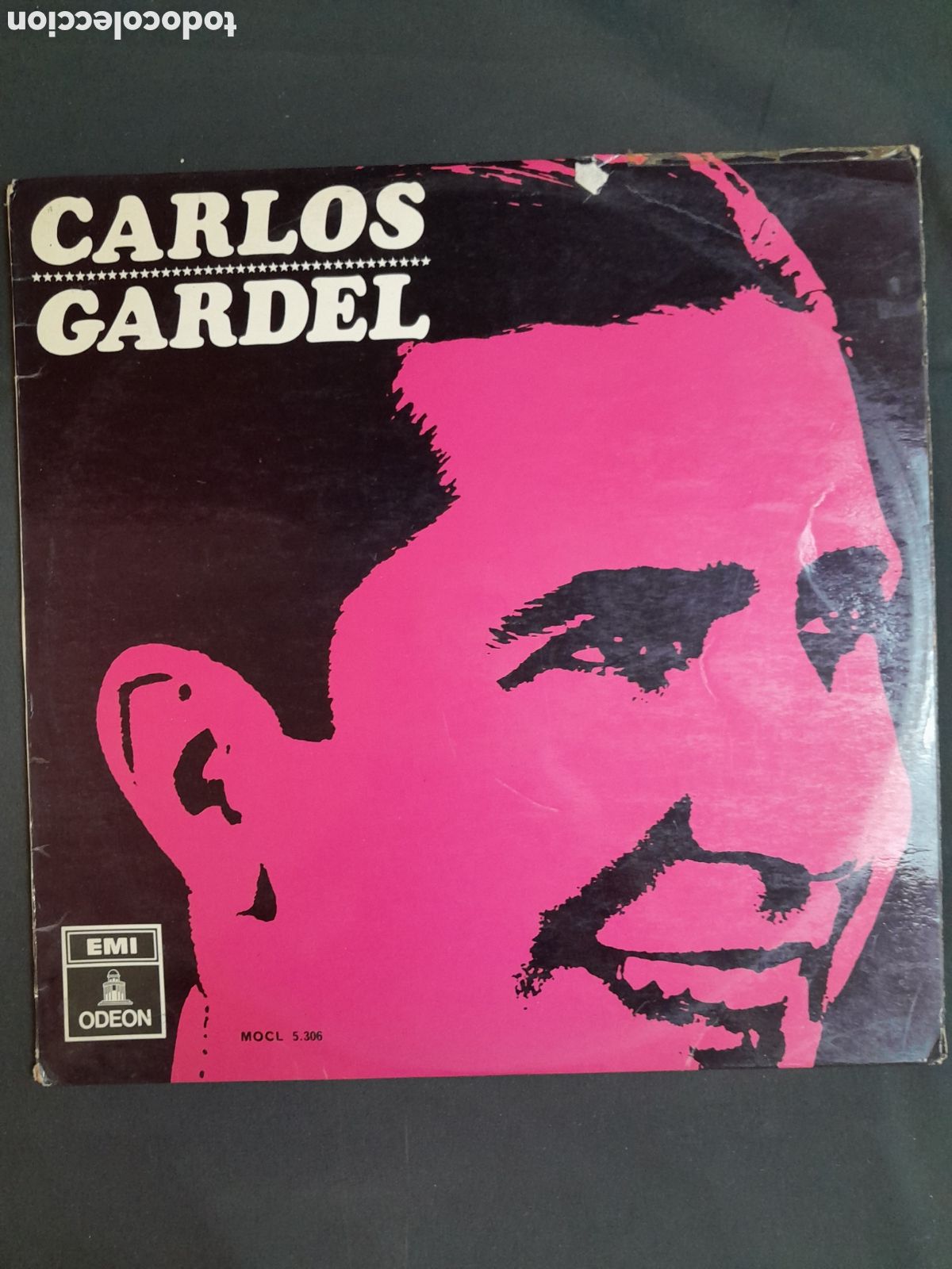 Discos de vinilo: LP-70. LP DISCO DE VINILO. CARLOS GARDEL. ODEON. - Foto 1