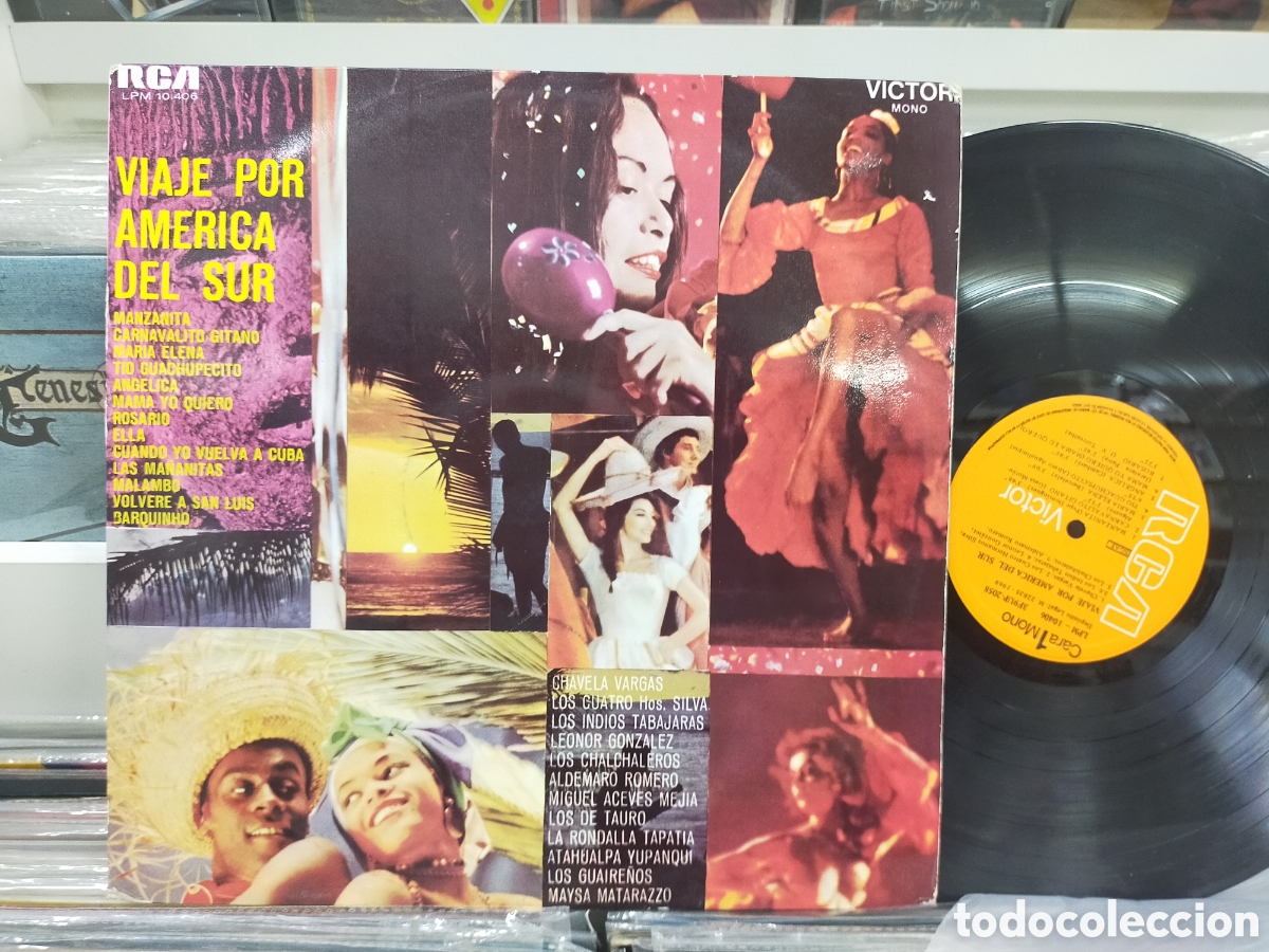 Disques de vinyle: Viaje por Am&eacute;rica del sur lp Espa&ntilde;a 1969 ver contenido en foto