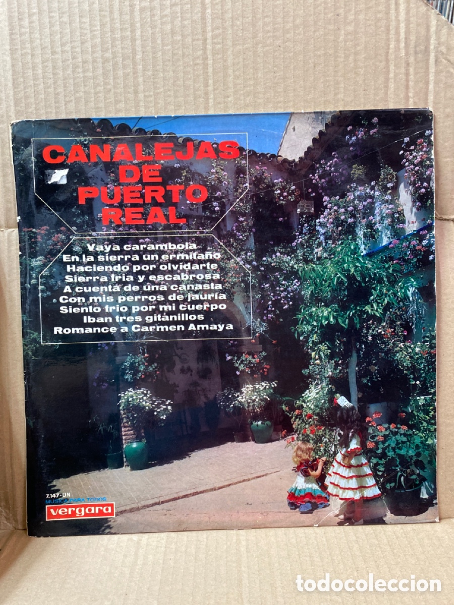 Discos de vinilo: LP CANALEJAS DE PUERTO REAL. - Foto 1