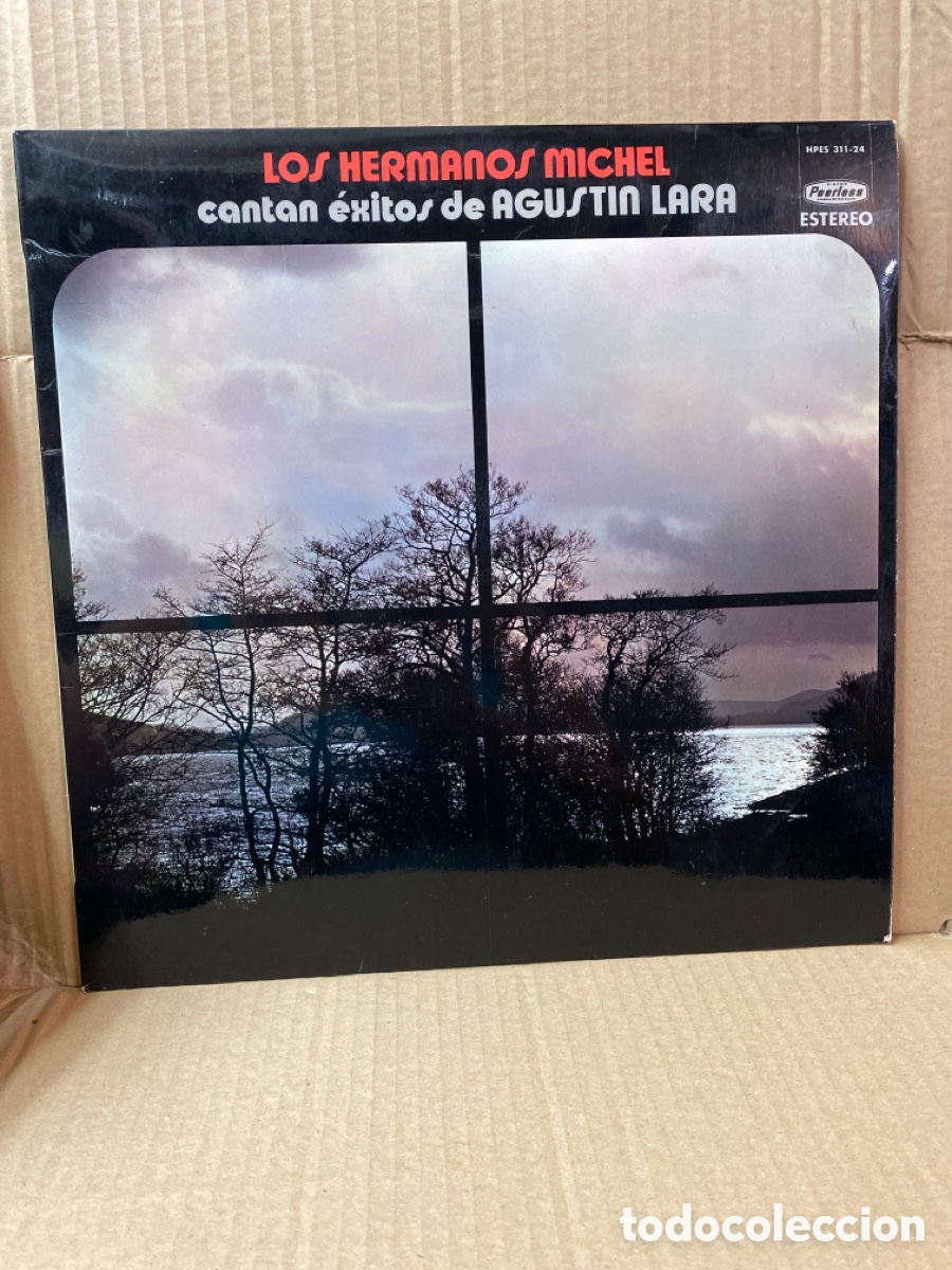 Discos de vinilo: LP LOS HERMANOS MICHEL CANTAN &Eacute;XITOS DE AGUST&Iacute;N LARA. - Foto 1