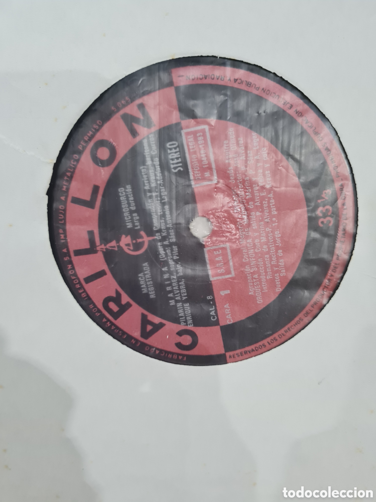 Discos de vinilo: MARINA (Alfredo Kraus) - Foto 4