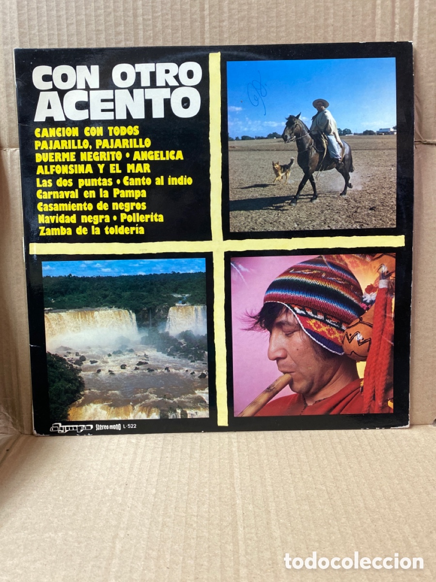 Disques de vinyle: LP CON OTRO ACENTO. VINILO EN BUEN ESTADO.