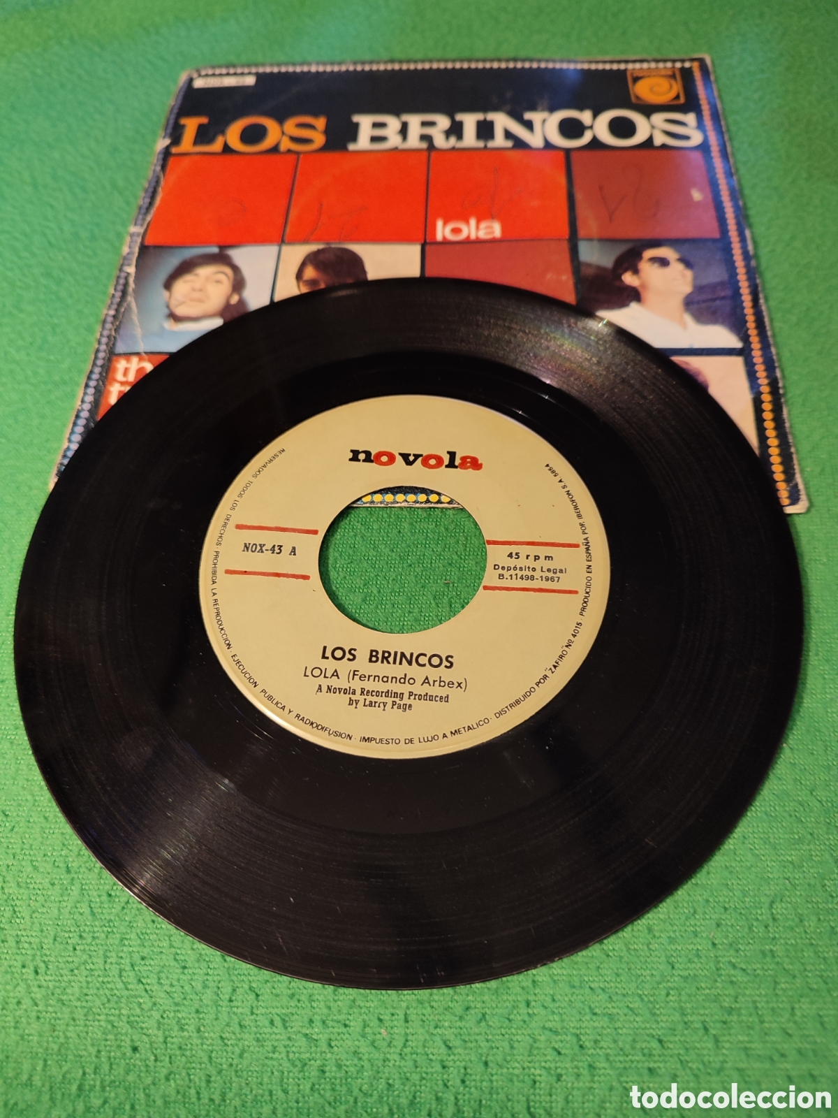 Discos de vinilo: Los Brincos - Lola - Foto 2