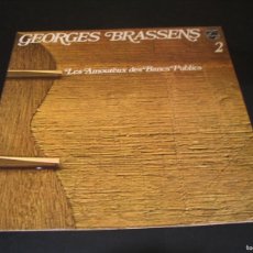 Discos de vinilo: GEORGES BRASSENS LP 2 LES AMOUREUX DES BANCS PUBLICS PHILIPS FRANCIA DESPLEGABLE EDG