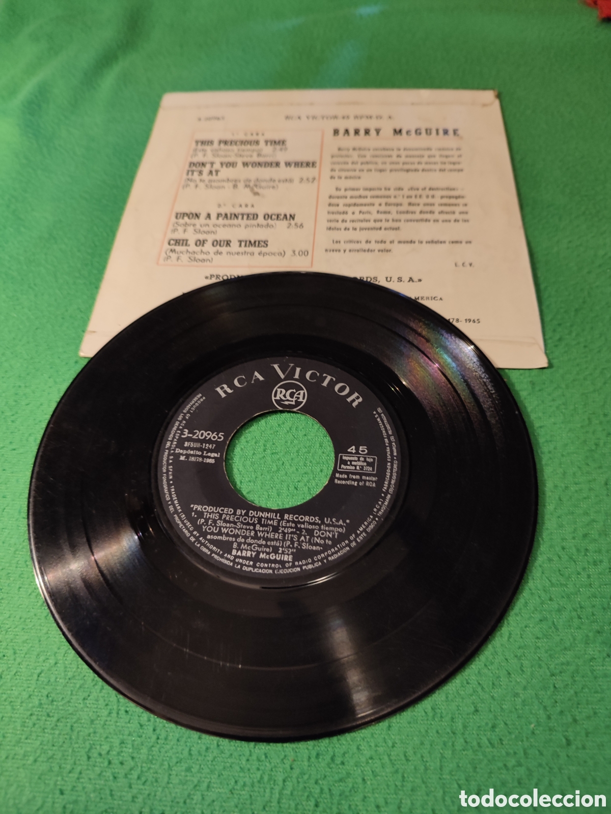 Discos de vinilo: Barry McGuire - This precios time + 3 - Foto 2