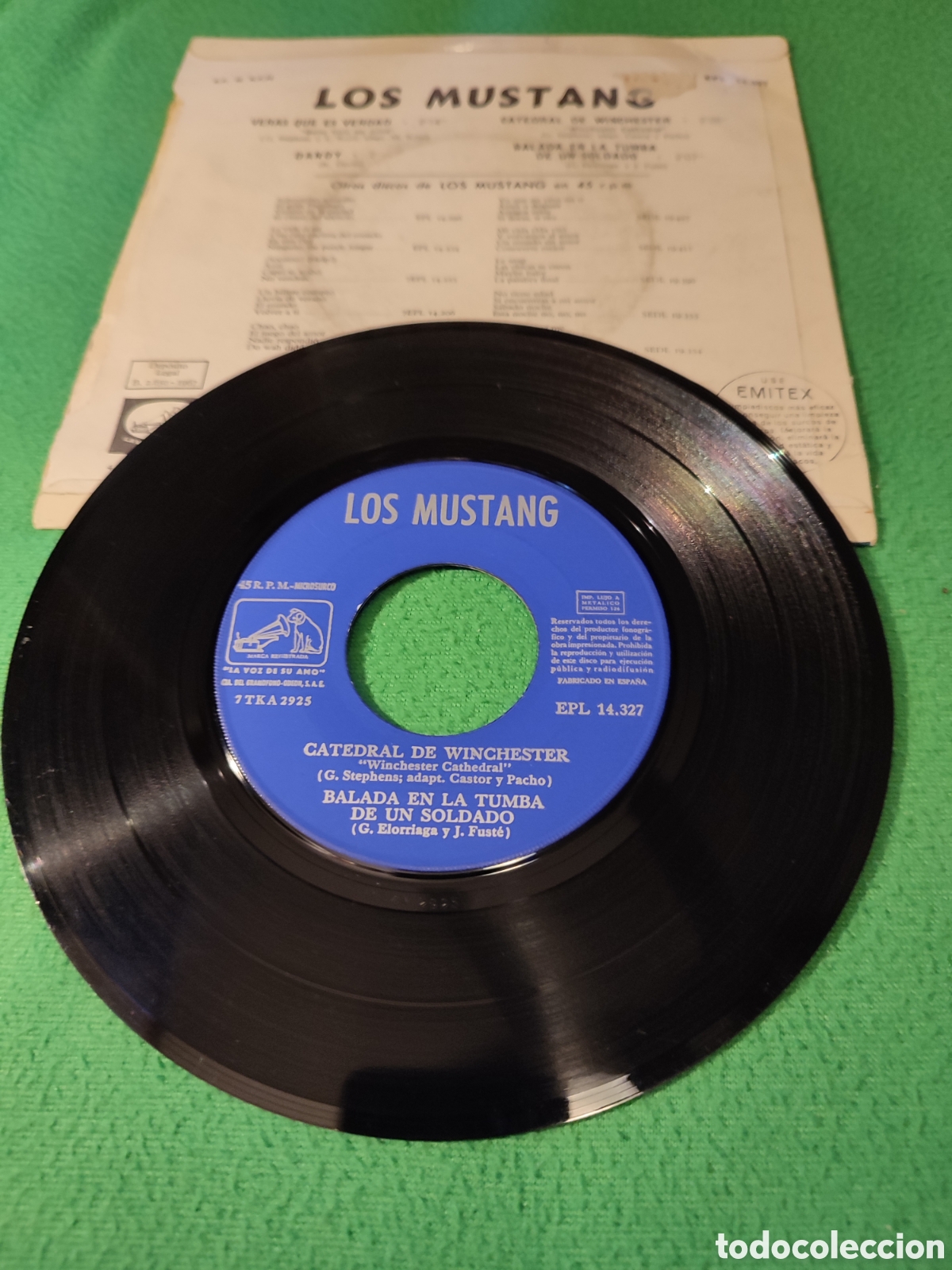 Discos de vinilo: Los Mustang - Catedral de Winchester+ 3 - Foto 2