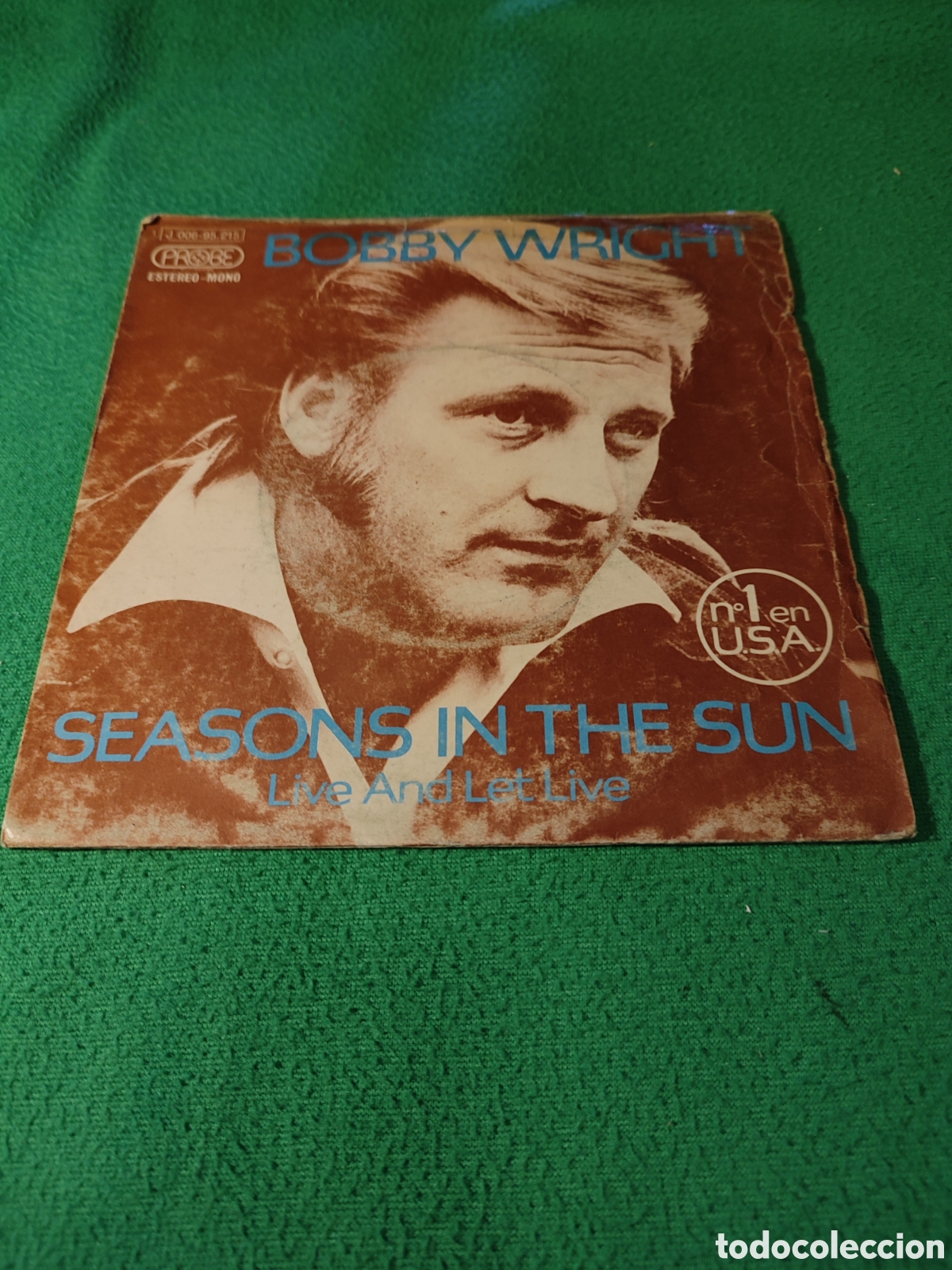 Discos de vinilo: Bobby Wright - Seasons in the sun - Foto 1