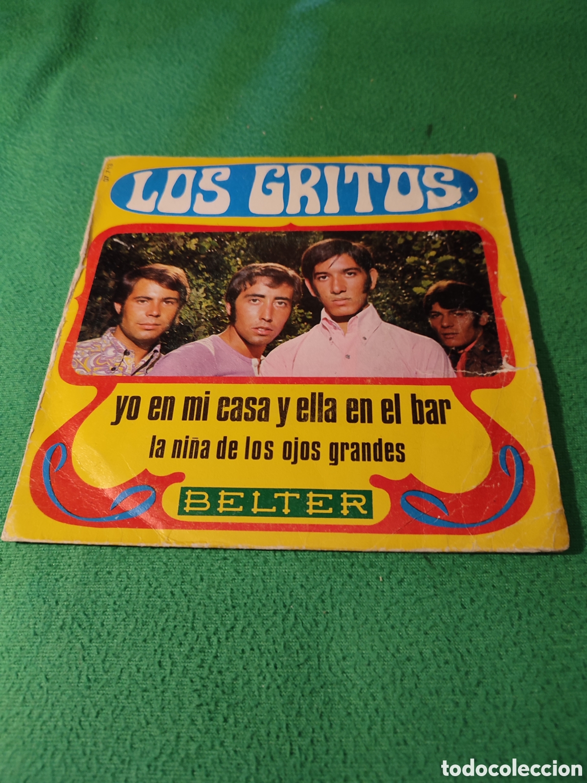 Discos de vinilo: Los Gritos - Yo en mi casa y ella en el bar - Foto 1