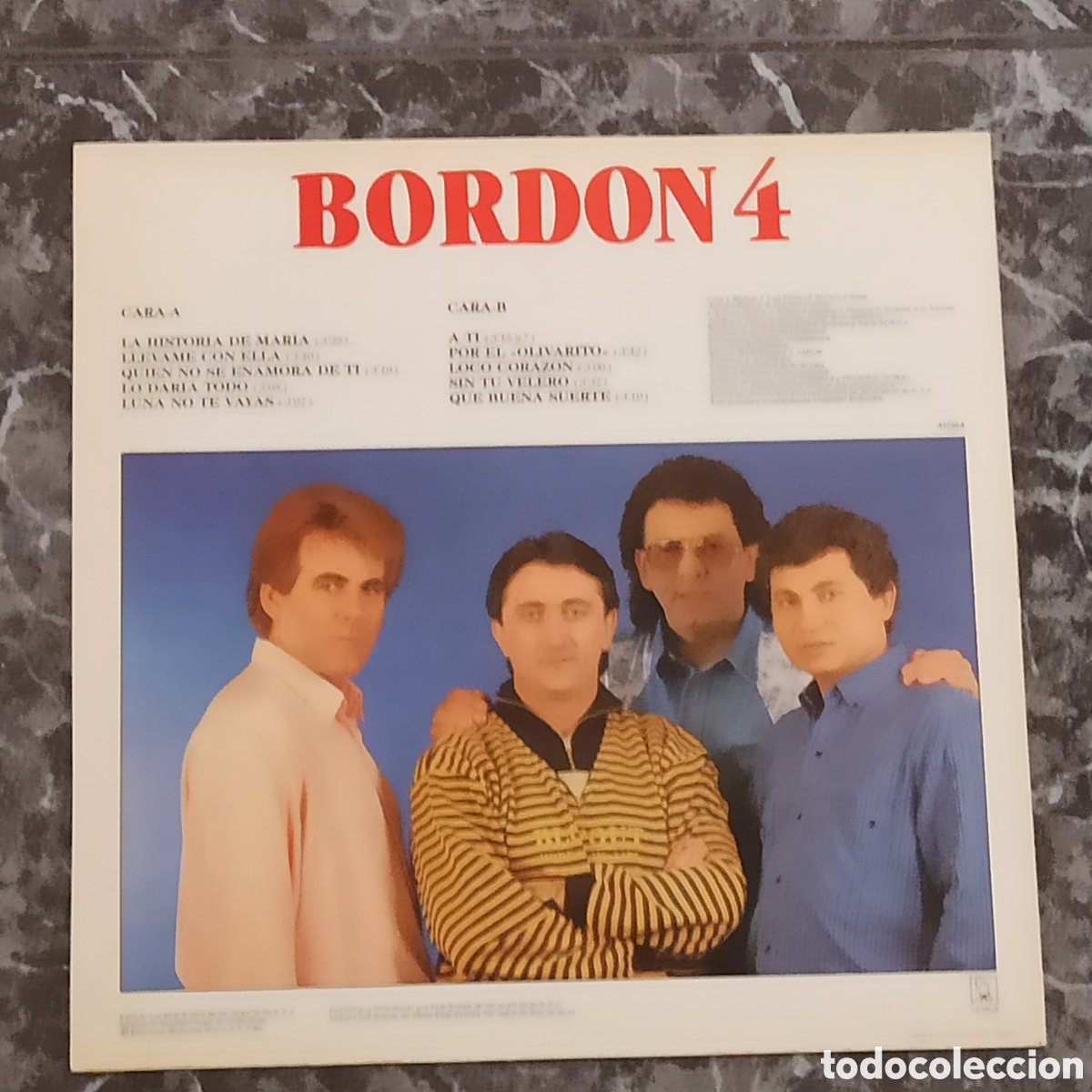 Discos de vinilo: Bordon-4 - Qu&eacute; Buena Suerte - Foto 2