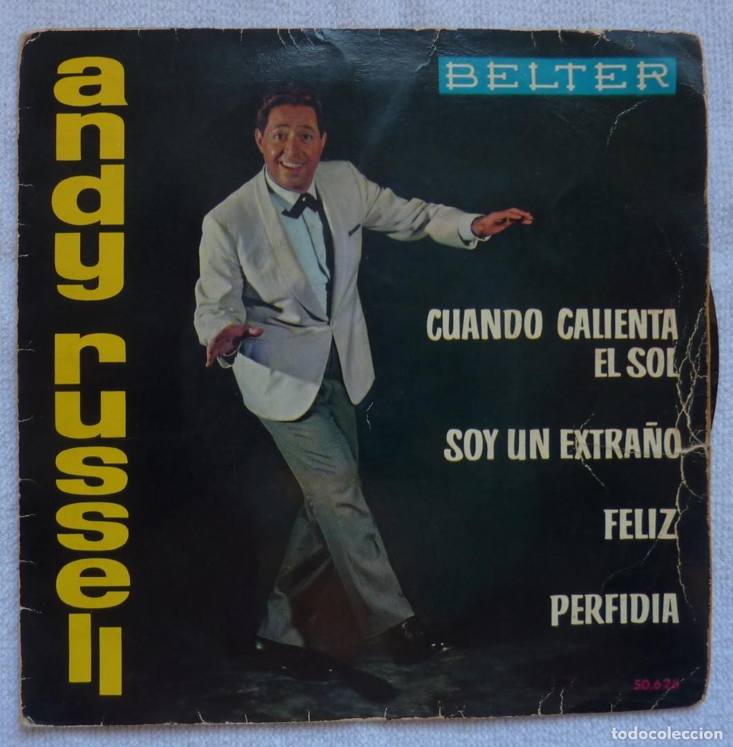 Discos de vinilo: ANDY RUSSELL // CUANDO CALIENTA DEL SOL+3 // 1962 // EP - Foto 1