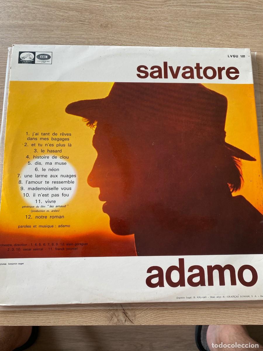 Discos de vinilo: ADAMO SALVATORE ADAMO LP - Foto 2