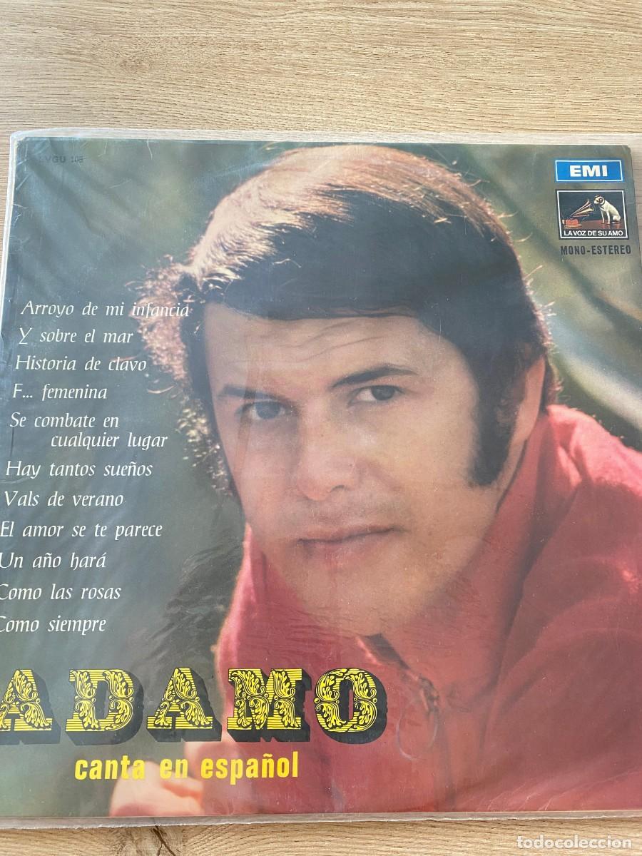 Discos de vinilo: ADAMO CANTA EN ESPA&Ntilde;OL LP - Foto 1