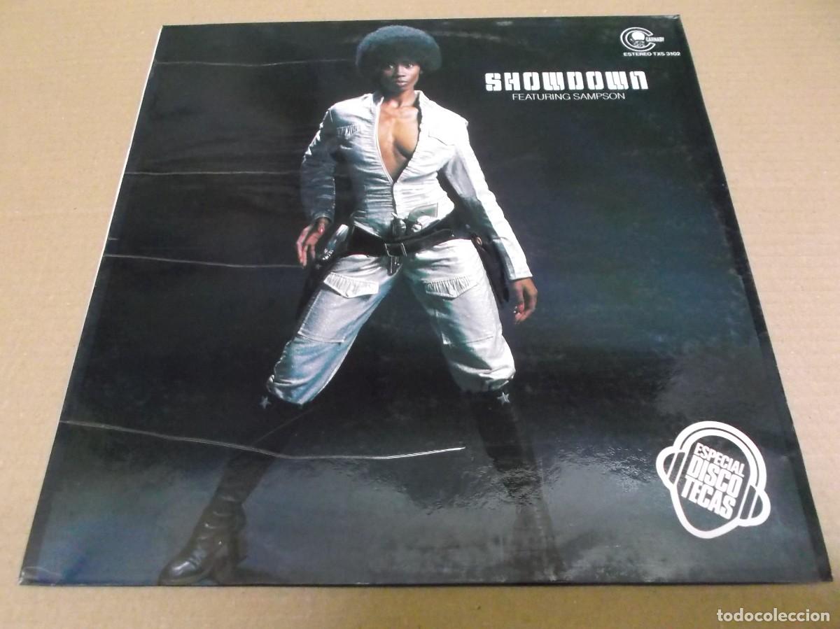 Discos de vinilo: SHOWDOWN FEATURING SAMPSON (LP) PRELUDE A&Ntilde;O 1976 - Foto 1