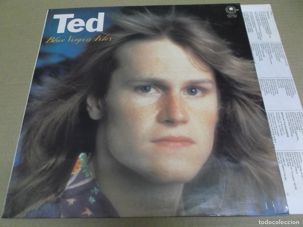 Dischi in vinile: TED (LP) BLUE VIRGIN ISLES A&Ntilde;O 1979 - ENCARTE INTERIOR CON LETRAS