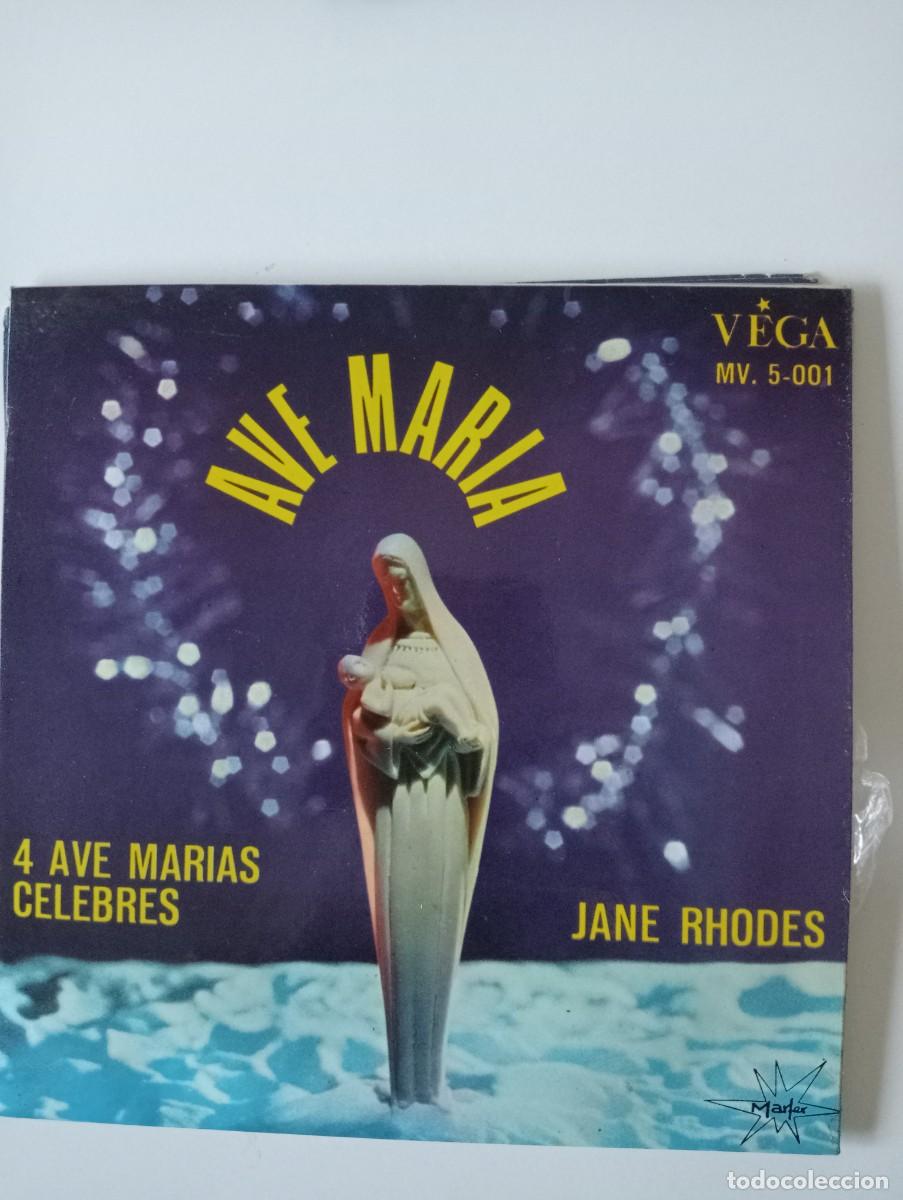 Discos de vinil: Jane Rhodes - 4 Ave María Célebres 7” EP