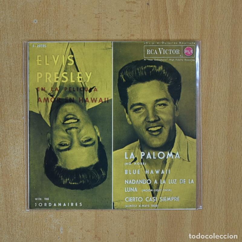 Discos de vinilo: ELVIS PRESLEY - LA PALOMA + 3 - EP - Foto 1