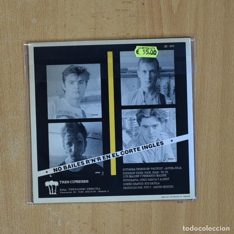 Discos de vinilo: LOQUILLO Y LOS TROGLODITAS - PACIFICO / TODOS LOS CHICOS EN LA PLAYA - SINGLE + INSERT - Foto 2