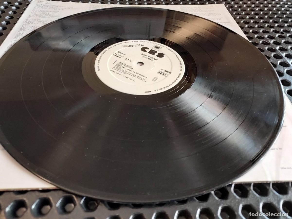 Discos de vinilo: BOB DYLAN - INFIDELS - LP PROMO LABEL BLANCO CBS - Foto 6
