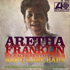 Discos de vinilo: ARETHA FRANKLIN. PORTADA SINGLE ESPAÑA