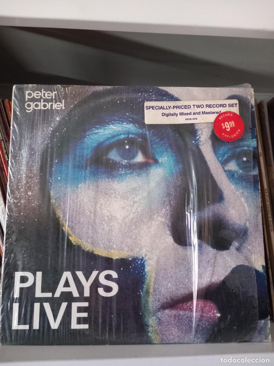Discos de vinilo: Peter Gabriel &lrm;&ndash; Plays Live - 2lp edic. usa - Foto 1