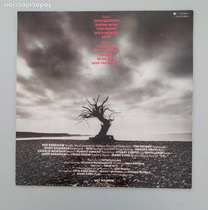 Discos de vinilo: NIK KERSHAW - THE RIDDLE- LP. TDKLP7 - Foto 2