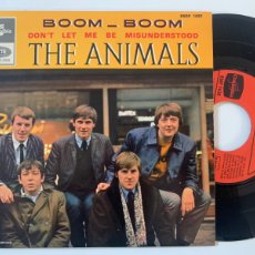 Discos de vinilo: SINGLE EP THE ANIMALS - BOOM - BOOM / DON'T LET ME BE MISUNDERSTOOD DE 1965