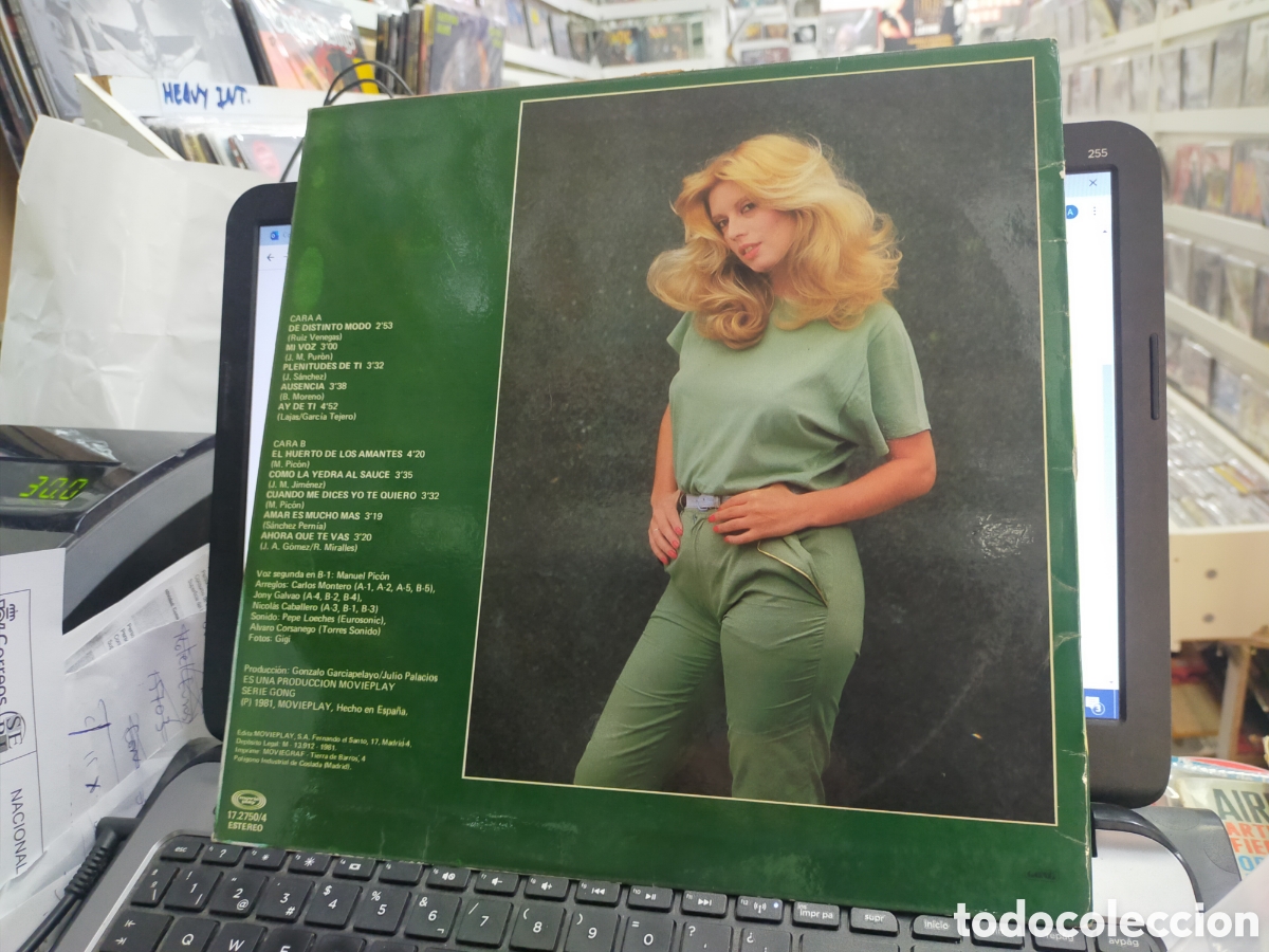 Discos de vinilo: Mar&iacute;a Jim&eacute;nez LP promocional de distinto modo 1981 - Foto 2