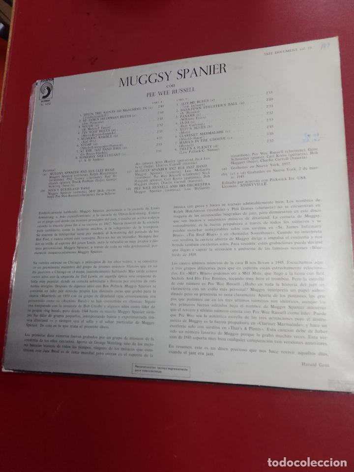 Discos de vinilo: Muggsy Spanier con PeeWee Russell. Jazz Documents Vol. 13 (LP) - Foto 2