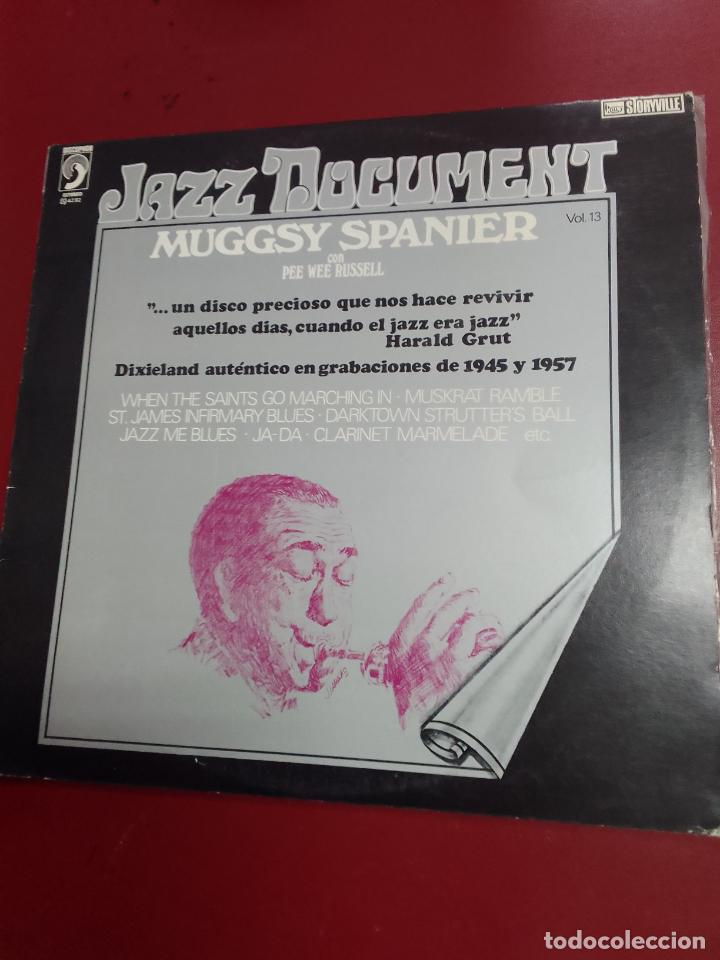 Discos de vinilo: Muggsy Spanier con PeeWee Russell. Jazz Documents Vol. 13 (LP) - Foto 1