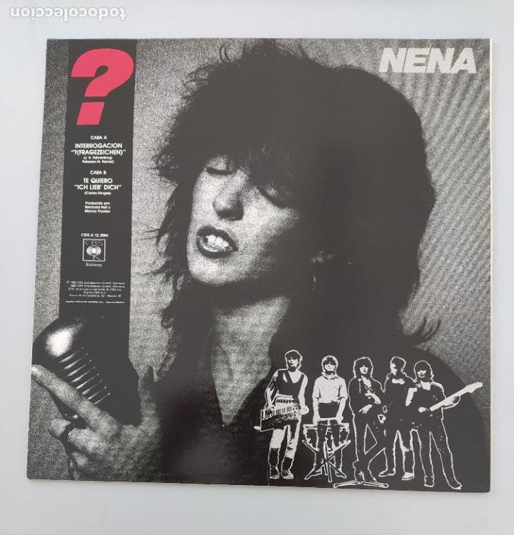 Discos de vinilo: Nena &lrm;&ndash; ? (Fragezeichen) Interrogaci&oacute;n. Maxi-Single. TDKLP7 - Foto 2