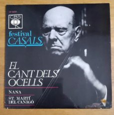 Discos de vinilo: FESTIVAL CASALS - EL CANT DELS OCELLS (EP) 1970