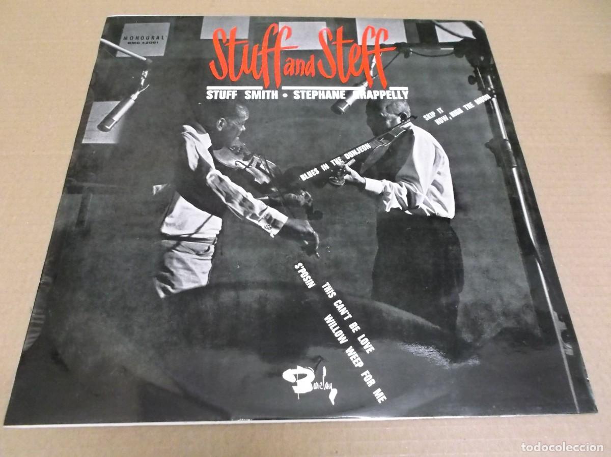 Discos de vinilo: STUFF SMITH & STEPHANE GRAPPELLY (LP) STUFF & STEFF A&Ntilde;O 1966 - EDICION PROMOCIONAL - Foto 1