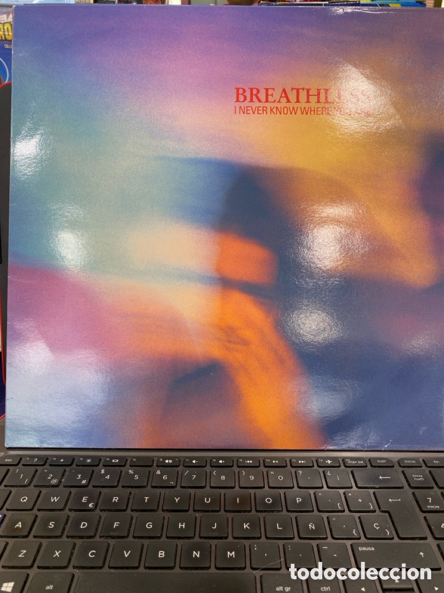 Discos de vinilo: BREATHLESS - I NEVER KNOW WHERE YOU ARE MAXI SINGLE UK - Foto 1