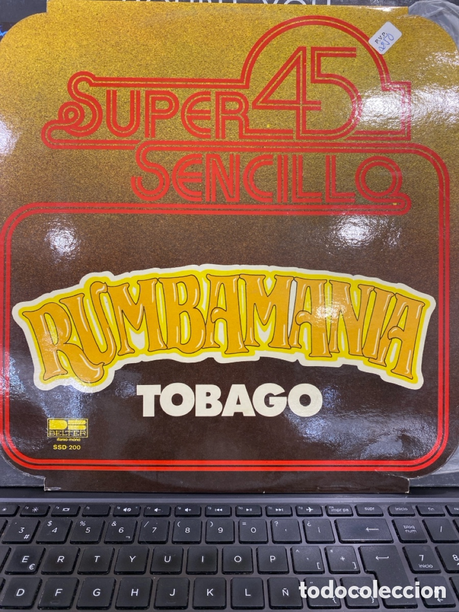 Discos de vinilo: TOBAGO - RUMBAMANIA MAXI SINGLE SPAIN - Foto 1