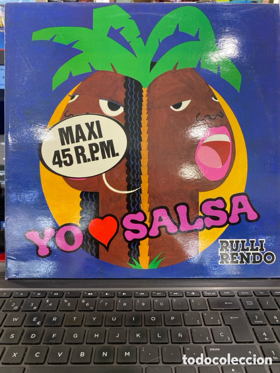Discos de vinilo: RULLI RENDO - YO LOVE SALSA MAXI SINGLE SPAIN - Foto 1